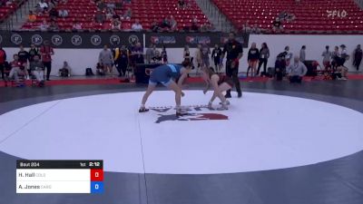 55 kg Cons 16 #2 - Hannah Hall, Colorado vs Amani Jones, Cardinal Wrestling Club