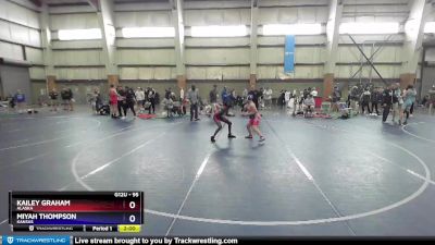 95 lbs Cons. Semi - Kailey Graham, Alaska vs Miyah Thompson, Kansas