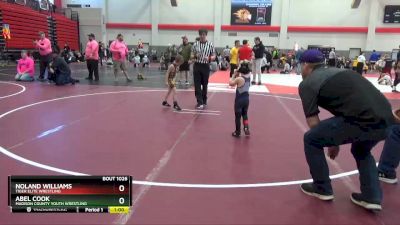 45 lbs Cons. Round 2 - Abel Cook, Madison County Youth Wrestling vs Noland Williams, Tiger Elite Wrestling