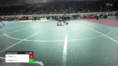 80 lbs Consi Of 32 #2 - Dylon Reed, Pawhuska vs Colton Dobbs, Newcastle Youth Wrestling