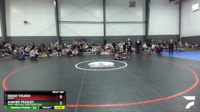 77 lbs Semifinal - Karver Peasley, Omak Wrecking Crew Wrestling vs Isaiah Toledo, NWWC