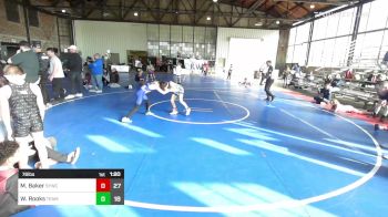 76 lbs Rr Rnd 5 - Maddox Baker, Springdale Youth Wrestling Club vs Wyatt Rooks, Team Tulsa Red