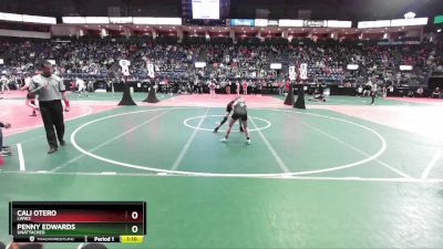 92 lbs Quarterfinal - Cali Otero, LWW2 vs Penny Edwards, Unattached