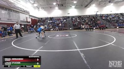 145 lbs Quarterfinal - Israel Hernandez, Warden vs Logan Stucker, Tonasket