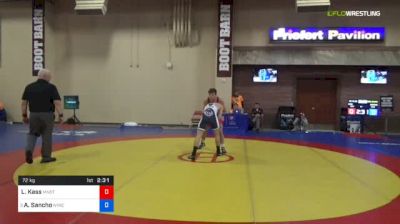 72 kg Con Semis - Logan Kass, Minnesota Storm vs Alejandro Sancho, NYAC