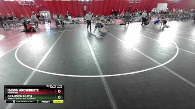 144 lbs Cons. Semi - Mason Groskreutz, Wisconsin vs Brandon Much, Askren Wrestling Academy