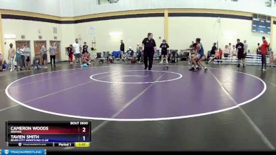 120 lbs Cons. Round 3 - Cameron Woods, Indiana vs Tavien Smith, River City Wrestling Club