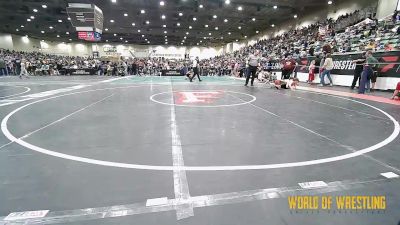 100 lbs Quarterfinal - Blake Olivia, Oakdale vs Kaidan Ybarra, Fallon Outlaws Wrestling Club