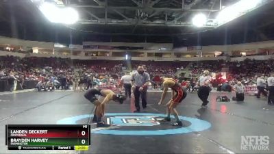 5A 107 lbs Champ. Round 1 - Landen Deckert, Centennial vs Brayden Harvey, Farmington