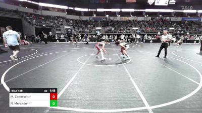 122 lbs Consi Of 16 #2 - Mason Zamora, Waynesville vs Nathan Mercado, Florida National Team