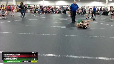 56 lbs Placement (4 Team) - Leonidas Latsha, Mayfield Mat Academy vs Charlie Leroy, Armory Athletics