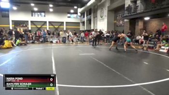 112 lbs Round 5 (6 Team) - Kaitlynn Schuler, Valkyrie Of Goldfinch vs Nadia Pond, Lady Luck