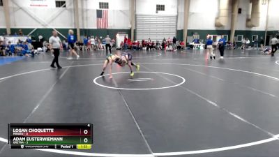 113 lbs Round 1 (16 Team) - Logan Choquette, Minden vs Adam Eusterwiemann, Gretna