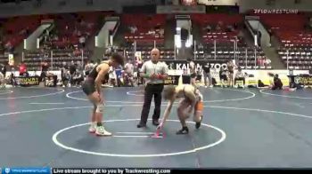 130 lbs Round 5 (6 Team) - Caleb Bryant, Impact WC vs Hunter Coxon, Rhino Elite