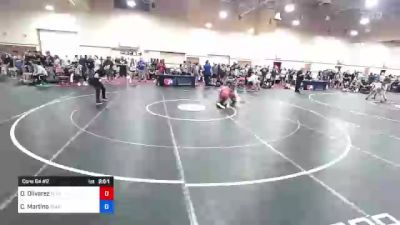 65 kg Cons 64 #2 - Dorian Olivarez, Texas vs Christopher Martino, Team Idaho Wrestling Club