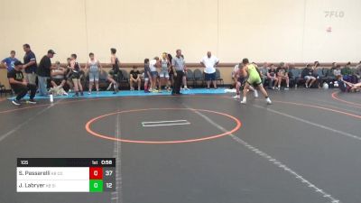 105 lbs Rr Rnd 3 - Sam Passarelli, K8 Compound vs Jacob Labryer, K8 Silo WC