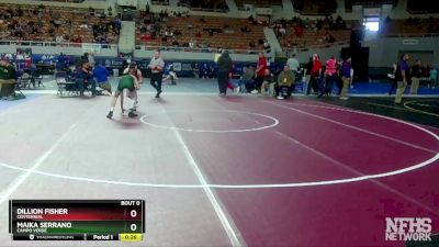 D2-106 lbs Cons. Round 1 - Dillion Fisher, Centennial vs Maika Serrano, Campo Verde