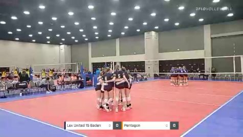 Lex United 15 Baden vs Pentagon - 2022 JVA World Challenge presented by Nike - Expo Only