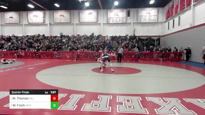 113 lbs Quarterfinal - Michael Thomas, Melrose vs Wyatt Finch, Frontier