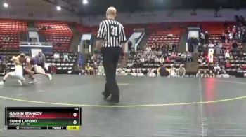 113 lbs Quarterfinals (8 Team) - Gavinn Stankov, Fowlerville HS vs Sunni LaFord, Gaylord HS