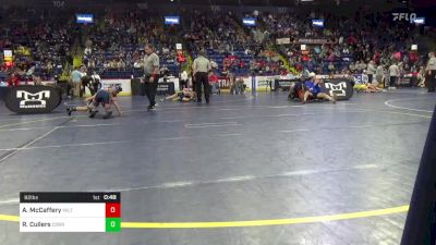 82 lbs Quarterfinal - Aedan McCaffery, Milton vs Roland Cullers, Corry