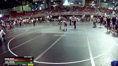 70 lbs Cons. Round 1 - Hank Isham, MWC Wrestling Academy vs Cael Crook, Syracuse Mat Club