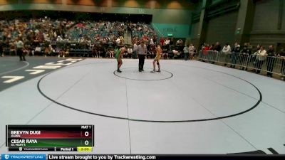 138 lbs Champ. Round 1 - Cesar Raya, St. Mary`s vs Brevyn Dugi, Hazen