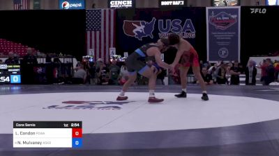 79 kg Cons Semis - Lucas Condon, Poway High School Wrestling vs Noah Mulvaney, Askren Wrestling Academy