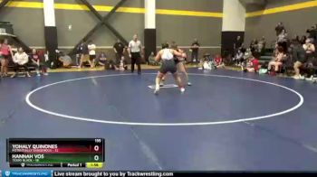 155 lbs Round 1 (3 Team) - Hannah Vos, Texas Black vs Yohaly Quinones, Potentially Dangerous