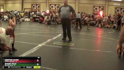 47 lbs Quarterfinals (8 Team) - Ryker Polk, Revival Blue vs Sawyer Shaw, Upper Twp W/C