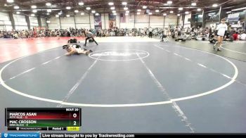 96 lbs Rd# 8- 12:30pm Saturday Final Pool - Marcos Asan, M2TC Blue vs Mac Crosson, Iowa Black