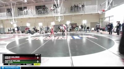 220 lbs Quarterfinal - Matyus McLain, Priest River vs Josue Solorio, Othello