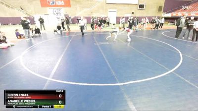 88-94 lbs Round 3 - Anabelle Wessel, Mongoose Elite Wrestling vs Brynn Engel, B.A.M. Training Center