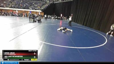 108 lbs Quarterfinal - Amos Jirak, DC Elite Wrestling vs William Mcwhirter, Iowa