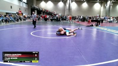 165C Cons. Round 3 - Joshua Quintero, St. Pius X (Kansas City) vs Tyler Bower, Staley 2