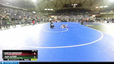 70 lbs Champ. Round 1 - Tazio Alfaro, Cherry Creek Wrestling Club vs Sawyer Berringer, Mat Demon Wrestling Club