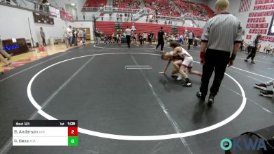 73 lbs Rr Rnd 2 - Bryce Anderson, Ada Youth Wrestling vs Ryker Bess, Ada Youth Wrestling