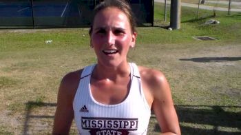 Rhianwedd Price of Mississippi State wins 1st Round of 1500