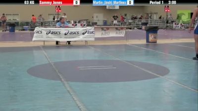 63kg Semi-finals Sammy Jones (NYAC) vs. Josh Martinez (Rocky Mountain)