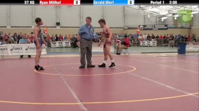 57kg Round 1 JR Wert (Rider) vs. Ryan Millhof (Oklahoma)