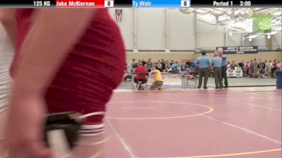 125kg r1, Ty Walz, Southeast RTC  vs Jake McKiernan, SIUE