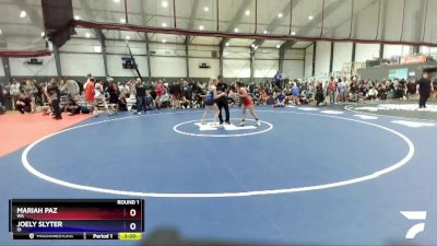 110 lbs Round 1 - Mariah Paz, WA vs Joely Slyter, ID