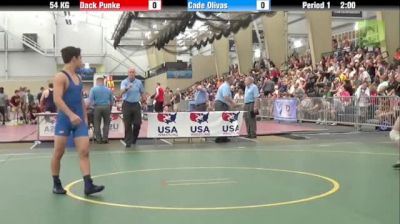 54kg Round 3 Cade Olivas (Cali) vs. Dack Punke (Illinois)