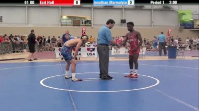 61kg r4, Earl Hall, Iowa St vs Jonathan Marmolejo, Boilermaker RTC