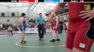 125kg s, Kevin Vough, Ohio  vs Zach Muller, Illinois