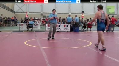 74kg Round 3 Chad Walsh (Rider) vs. Jacen Petersen (ASU)