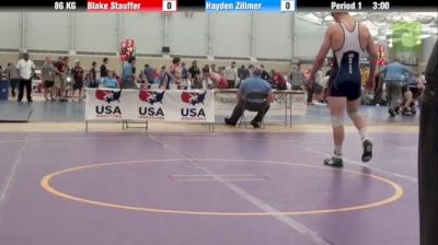 86kg Round 3 Hayden Zillmer (NDSU) vs. Blake Stauffer (ASU)