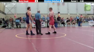 125kg Finals Kevin Vough (OH) vs. Christian Rebotarro (CA)