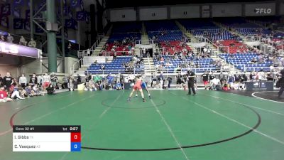 120 lbs Cons 32 #1 - Isaac Gibbs, Texas vs Cesar Vasquez, Arizona