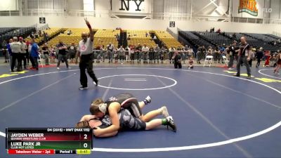 3rd Place Match - Jayden Weber, Quaker Wrestling Club vs Luke Park Jr, Club Not Listed